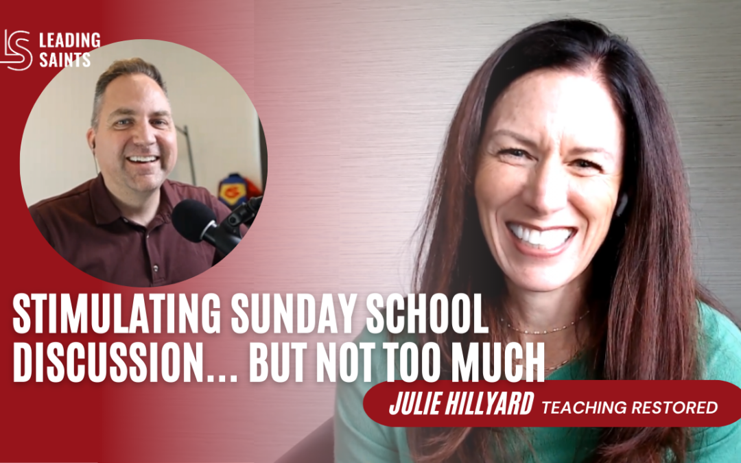 Stimulating Sunday School Discussion… But Not Too Much | An Interview with Julie Hillyard